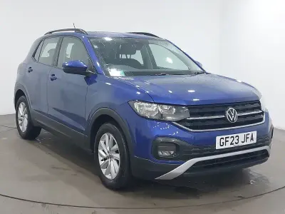 Used VW T-Cross Edition 110 HP (80 kW) 2023 Blue SUV
