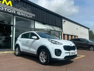 Used Kia Sportage 114 HP (83 kW) 2016 White SUV