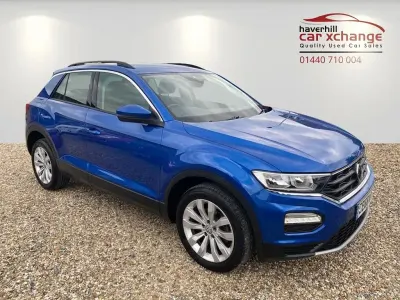 Used VW T-Roc SE 115 HP (84 kW) 2018 Blue SUV