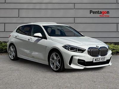 Used BMW 118 M Sport 134 HP (98 kW) 2021 White Hatchback