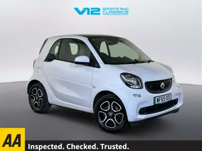Used Smart ForTwo Electric Drive Premium 22 kW (30 HP) 2019 White Coupe