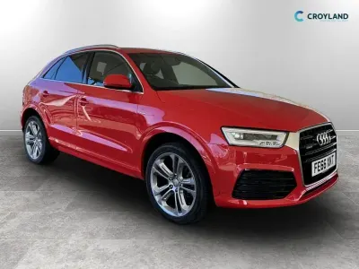 Używany Audi Q3 S-line plus 180 KM (132 kW) 2016 Czerwony SUV