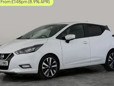 Second-hand Nissan Micra Tekna 92 CP (67 kW) 2022 Alb Hatchback