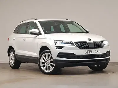 Used Skoda Karoq SE L 150 HP (110 kW) 2019 White SUV