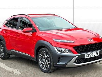 Red Used 2022 Hyundai Kona Premium SUV | £17,367 (Fair price)