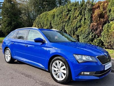 Used Skoda Superb SE Technology 150 HP (110 kW) 2019 Blue Estate