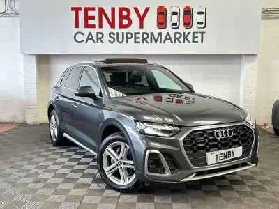 Begagnad Audi Q5 S-Line 204 HK (150 kW) 2021 Grå SUV