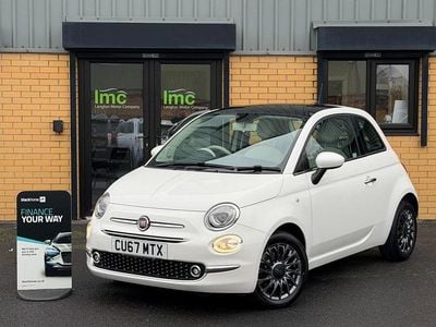Used Fiat 500 Lounge 69 HP (50 kW) 2017 White Hatchback