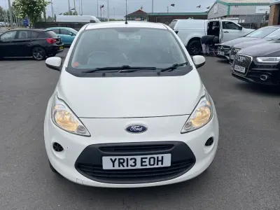 Used Ford Ka 69 HP (50 kW) 2013 White Hatchback