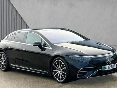 Used Mercedes EQS450+ AMG Line Premium 244 kW (333 HP) 2022 Obsidian black metallic Sedan
