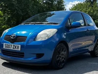 Used Toyota Yaris T3 85 HP (62 kW) 2007 Blue Hatchback