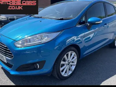 Used Ford Fiesta Titanium 101 HP (74 kW) 2015 Blue Hatchback