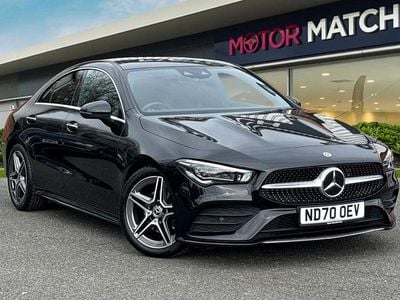 Used Mercedes CLA180 AMG line 2020 Black Sedan
