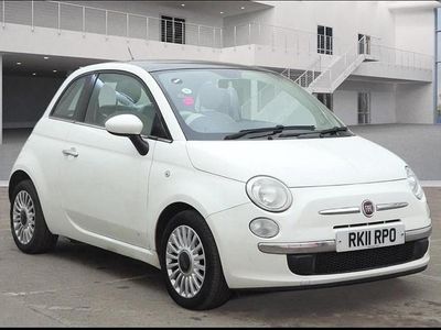 Used Fiat 500 Lounge 85 HP (62 kW) 2011 White Hatchback