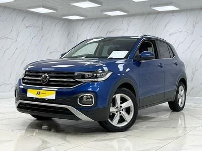 Used VW T-Cross SEL 110 HP (80 kW) 2021 Blue SUV