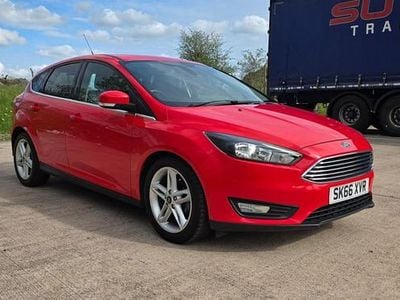 Used Ford Focus Zetec 2016 Red Hatchback
