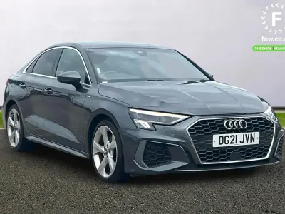 Used Audi A3 S-Line 150 HP (110 kW) 2021 Grey Sedan