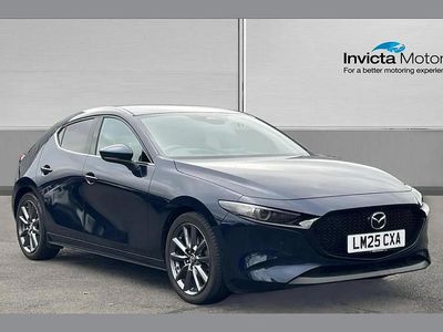 Used Mazda 3 Exclusive-Line 138 HP (101 kW) 2025 Blue Hatchback