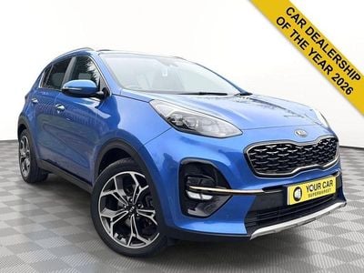 Used Kia Sportage GT-Line 134 HP (98 kW) 2021 Blue SUV