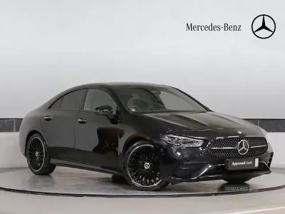 Used Mercedes CLA200 AMG Line Premium Plus 163 HP (119 kW) 2025 Black Coupe