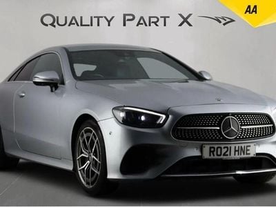 Used Mercedes E220 AMG line 2021 Silver Coupe