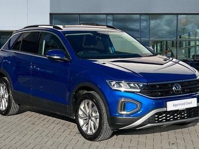 Ravenna blue metallic Used 2025 VW T-Roc Match SUV | £22,499 (Fair price)