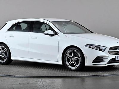 Used Mercedes A180 AMG line 116 HP (85 kW) 2019 White Hatchback