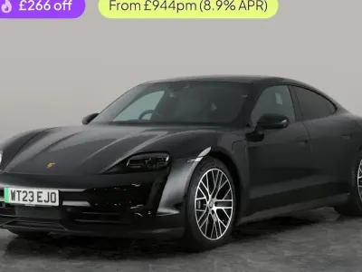 Used Porsche Taycan Performance Package 350 kW (476 HP) 2023 Black Sedan