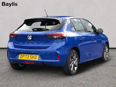 Used Vauxhall Corsa Design Edition 74 HP (54 kW) 2023 Blue Hatchback