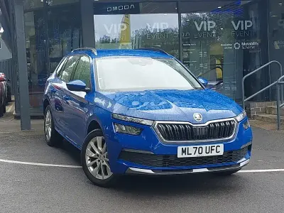 Used Skoda Kamiq SE 116 HP (85 kW) 2020 Blue SUV