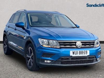 Used VW Tiguan SE 140 HP (102 kW) 2014 Blue SUV