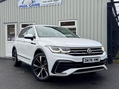 Used VW Tiguan R-line 150 HP (110 kW) 2022 White SUV