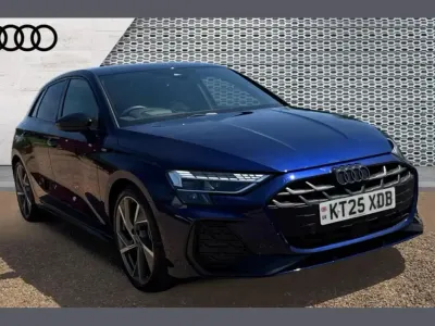 Used Audi A3 Black Edition 147 HP (108 kW) 2025 Blue Hatchback