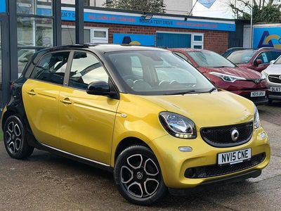 Yellow Used 2015 Smart ForFour Premium Hatchback | £5,680 (Fair price)