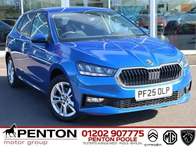 Used Skoda Fabia SE L 115 HP (84 kW) 2025 Blue Hatchback