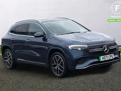 Used Mercedes EQA350 AMG Line Premium 214 kW (292 HP) 2021 Blue SUV