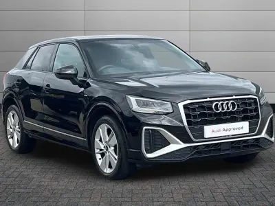 Used Audi Q2 S-Line 150 HP (110 kW) 2023 Mythos black SUV