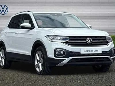 Used VW T-Cross SEL 110 HP (80 kW) 2022 White SUV