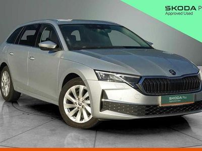 Brilliant silver metallic Used 2024 Skoda Octavia First Edition Estate | £25,950 (Expensive)