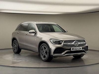 Mojave silver Used 2020 Mercedes GLC220 AMG line SUV | £21,650 (Fair price)