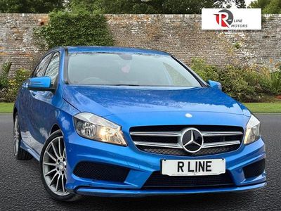 Used Mercedes A200 AMG 136 HP (100 kW) 2014 Blue Hatchback