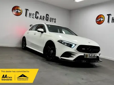 Used Mercedes A180 AMG Line Premium 116 HP (85 kW) 2019 White Hatchback