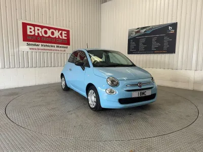 Used Fiat 500 Pop 69 HP (50 kW) 2015 Blue Hatchback