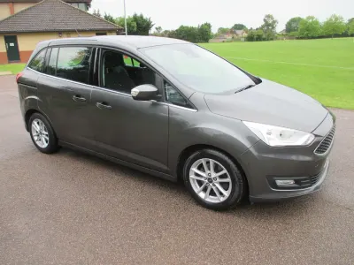Used Ford Grand C-Max Zetec 125 HP (91 kW) 2018 Grey MPV