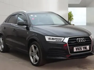 Begagnad Audi Q3 S-line plus 184 HK (135 kW) 2015 Svart SUV