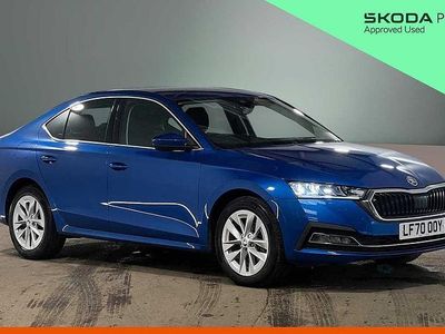 Used Skoda Octavia SE L First Edition 110 HP (80 kW) 2020 Race blue metallic Hatchback