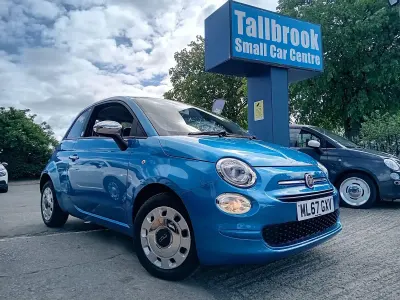 Used Fiat 500 Mirror 69 HP (50 kW) 2017 Blue Hatchback