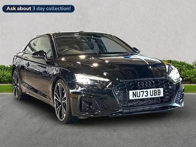 Used Audi A5 Black Edition 245 HP (180 kW) 2023 Black Coupe