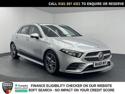 Used Mercedes A250 AMG line 224 HP (164 kW) 2018 Silver Hatchback