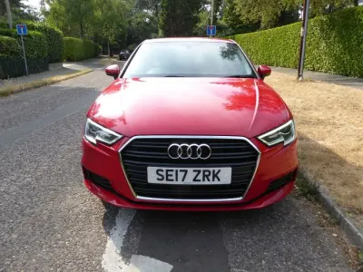 Used Audi A3 Sportback Design 116 HP (85 kW) 2017 Red Hatchback